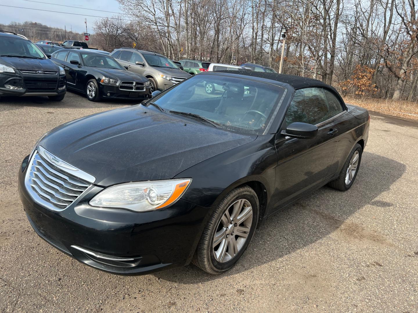 2011 Black Chrysler 200 Touring (1C3BC2EG4BN) with an 3.6L V6 DOHC 24V engine, 4-Speed Automatic transmission, located at 17255 hwy 65 NE, Ham Lake, MN, 55304, 0.000000, 0.000000 - Photo#0